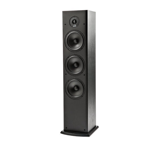 Polk Audio T50 Black Pareja Speakers Pie — image 1