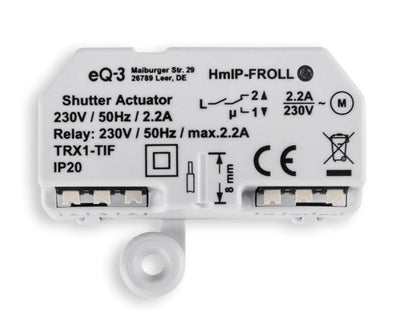 Homematic IP Actuador Persiana Enrollable Smart Home Empotrado (hmip-froll), 151347A0 — image 1