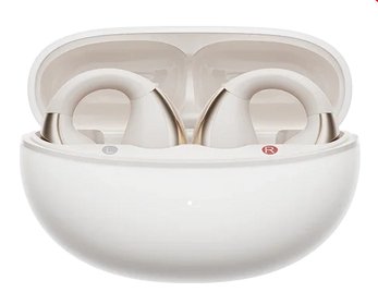 Qcy Headphones Crossky Clip T33 White Bluetooth — image 1