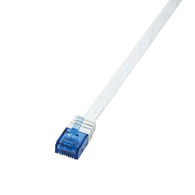 Logilink Flach Patchkabel RJ45 U/UTP CAT.6 15.00M White — image 1