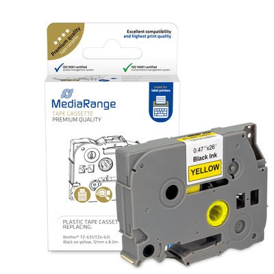 Mediarange MRBTZ631 Label Printer Black Yellow — image 1