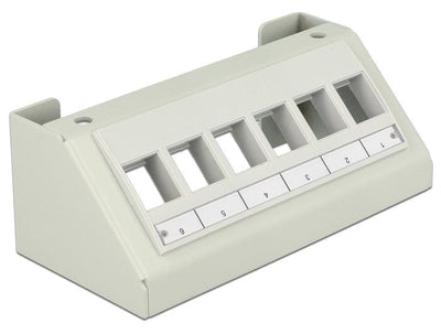 Keystone Multimedia Panel 6 Port Grey — image 1