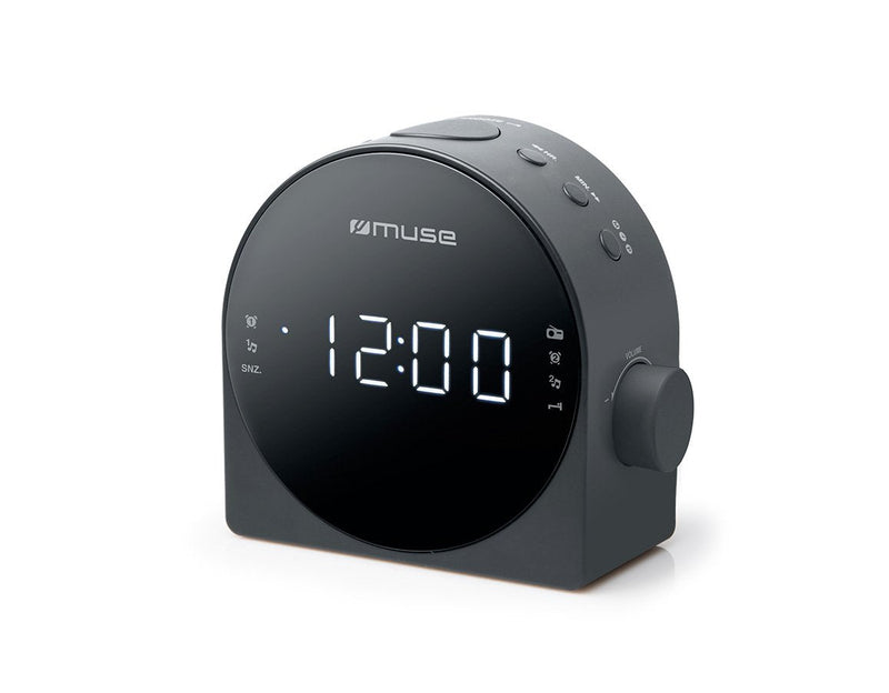 Muse Radio Watch Despertador Dual Pll M-185CR Input Aux,
