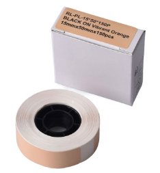 G&g Roll Labels (150 Einzeletiketten 15 X 50MM) Orange