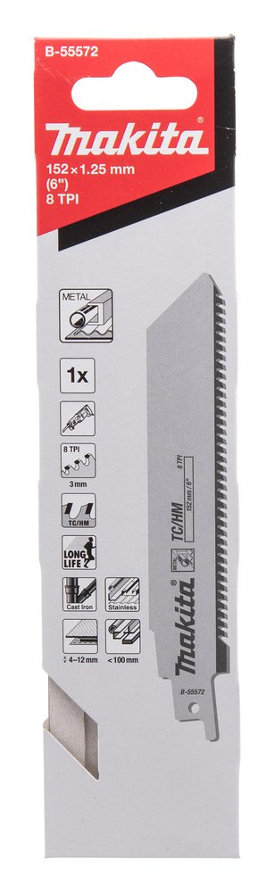 Makita B-55572 Hoja Saw Calar, Saw Marquetería And Saw Recíproca Carburo Tungsteno (tc) 1 Pieces — image 1