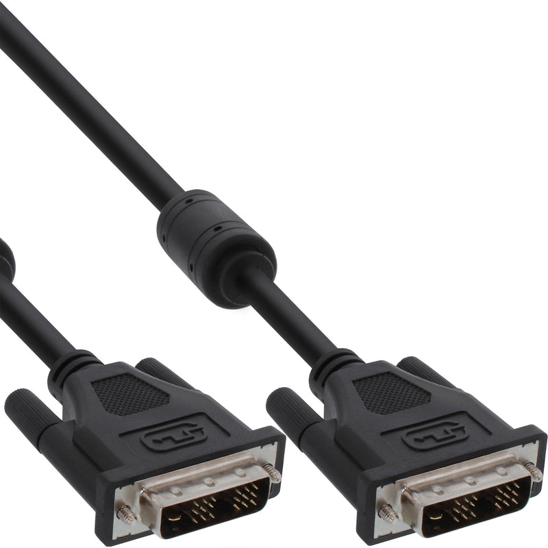 Inline® DVI-d Cable 24 + 1 Male / Male Dual Link 2 Ferrite Chokes 3M