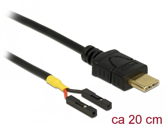 Delock USB Cable Type-c ™ Male 2 X Head Plug Female Power Separada 20CM