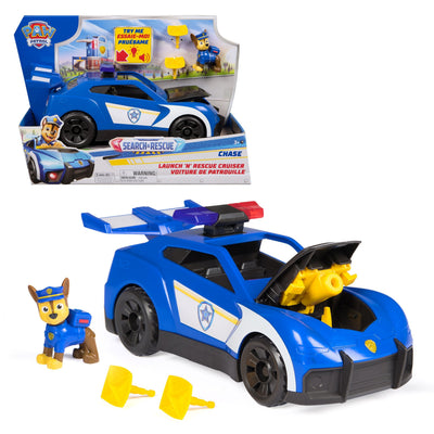 Spin Master Paw Patrol - Search & Rescue: Vehículo Launch N Rescue Cruiser, Vehículo Toy With Figure Chase 607 — image 1