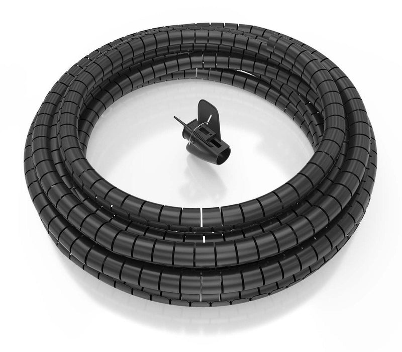 Aisens Organiser Cable Espiral 25MM, Black 6.0M