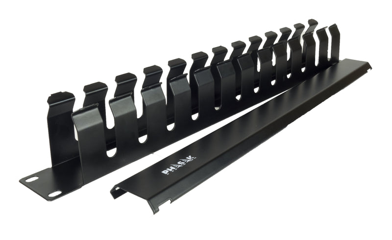 Phasak Panel Guía Cables With Cover Rack 19' Pa 5095 Height 1U