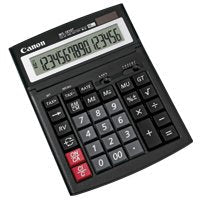 Canon WS-1610T Calculator Desktop 16 Dígitos Panel Solar Battery Black — image 1