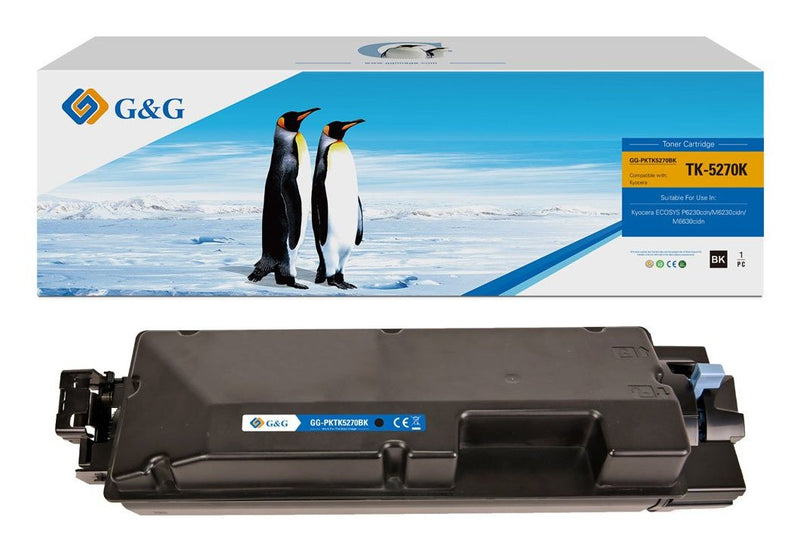 G&g Toner Compatible With Kyocera TK-5270K