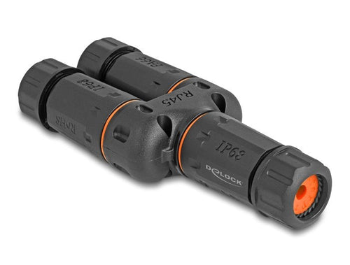 Delock 88143 Connector Cable And -adapter RJ45 Female a 2 X RJ45 Female CAT.6 IP68 Resistant Polvo Water And A — image 1