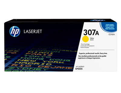 HP Genuine Toner Laserjet 307A Yellow CE742A — image 1
