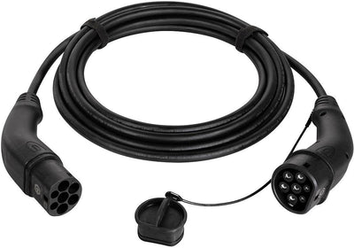 Logilink Cable E-car Typ 2 11KW 20A 7,5M Black 3-PHASIG — image 1
