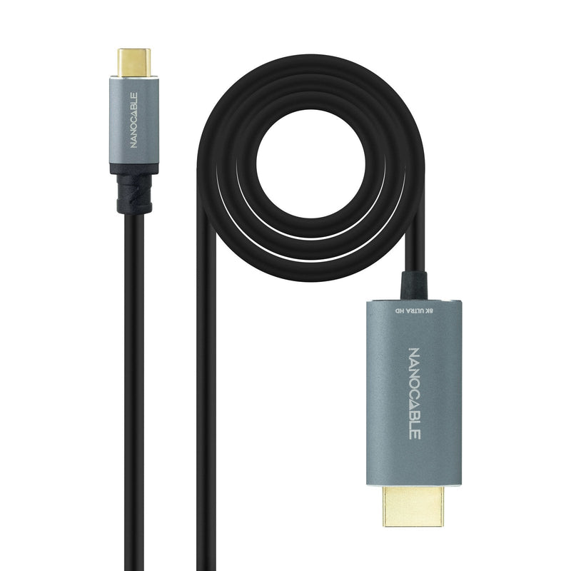 Cable Converter USB-C/M a HDMI/M 8K@60HZ 1.8M