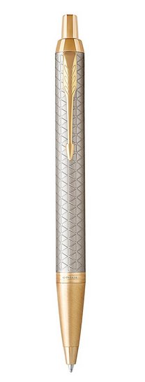 Parker Pen Im Premium Warm Silver M Blue Box Of Regalo — image 1