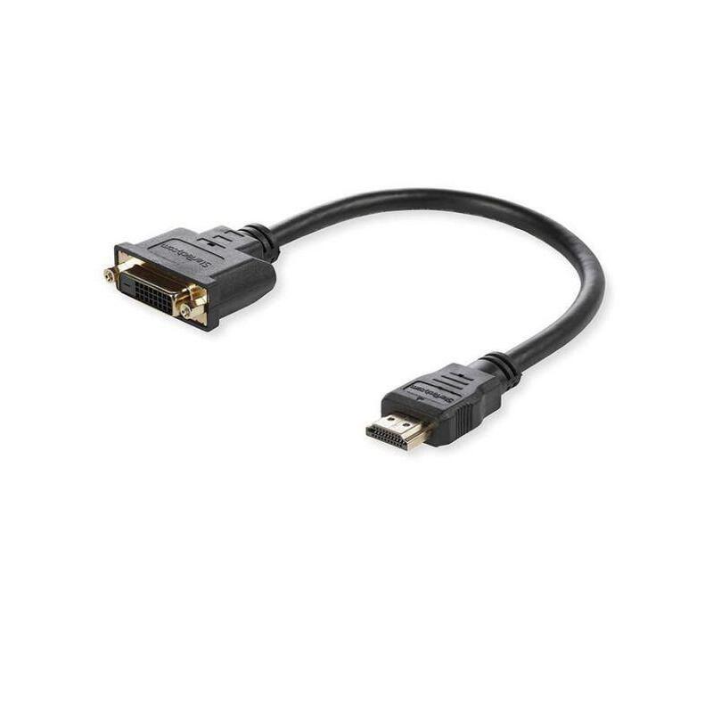 Adapter HDMI - DVI M/F, 15CM Black, HDMI To DVI (24 + 1)