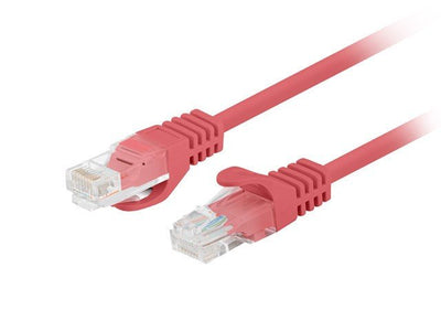 Lanberg Cable Network CAT.6 UTP 0.5M Red 10-PACK — image 1