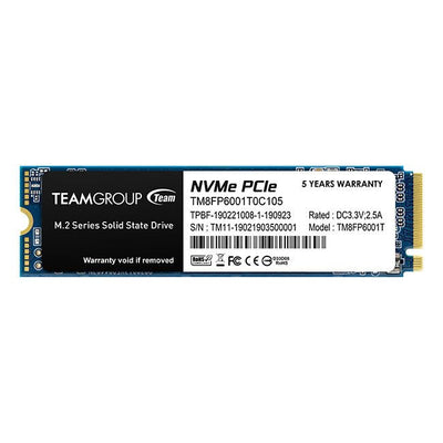SSD Teamgroup M.2 1TB MP33 PCIE GEN3 X4 NVMe M.2 SSD 1800/1500MB/S — image 1