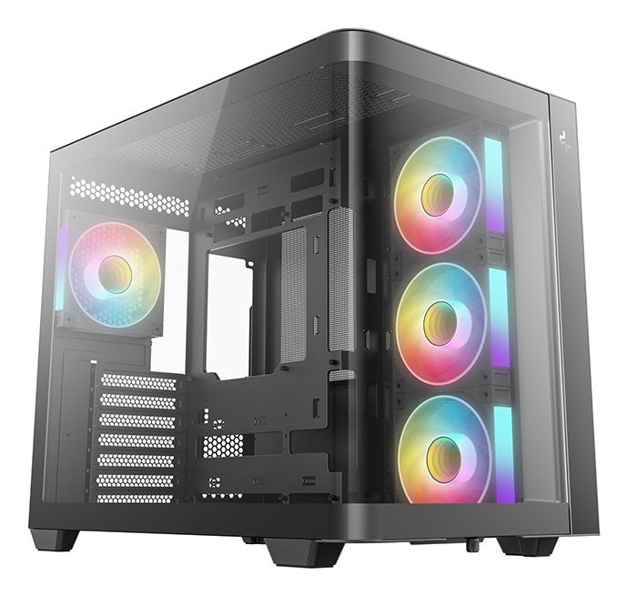Deepcool PC Case CG530U 4F Black Vitrina Glass Curvado R-CG530U-BKAGA4-G