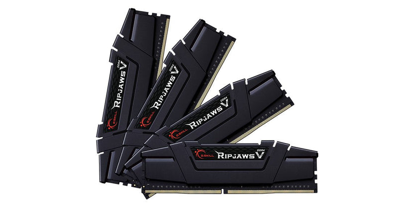 G.skill Memory 32GB DDR4 4000 (4X 8GB), Ripjaws V, Intel Xmp F4-4000C18Q-32GVK
