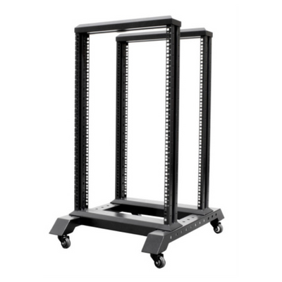Monolyth Cabinet 19-18U DR6618 Openframe Black Sa — image 1