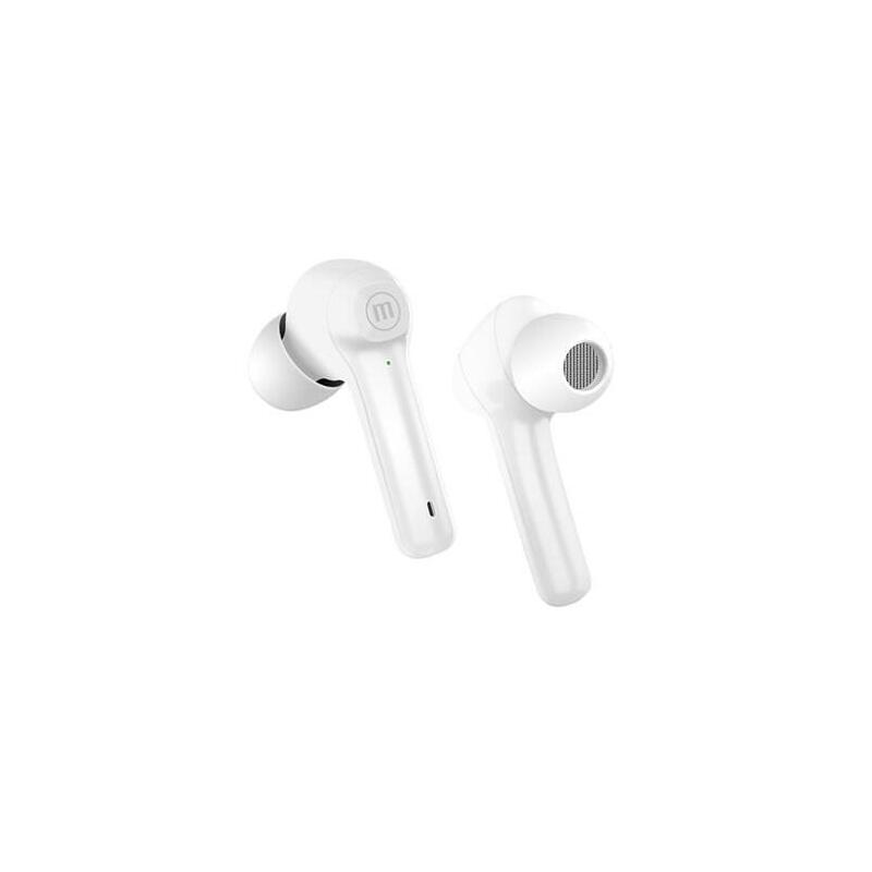 Auriculares Inalámbricos Maxell Dynamic + Con Funda Charging Bluetooth Blanco