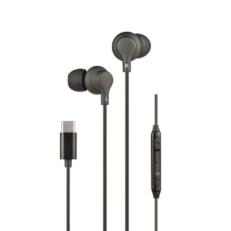 Daewoo Headphones Intrauditivos DW2015 With Microphone USB Type-c Black