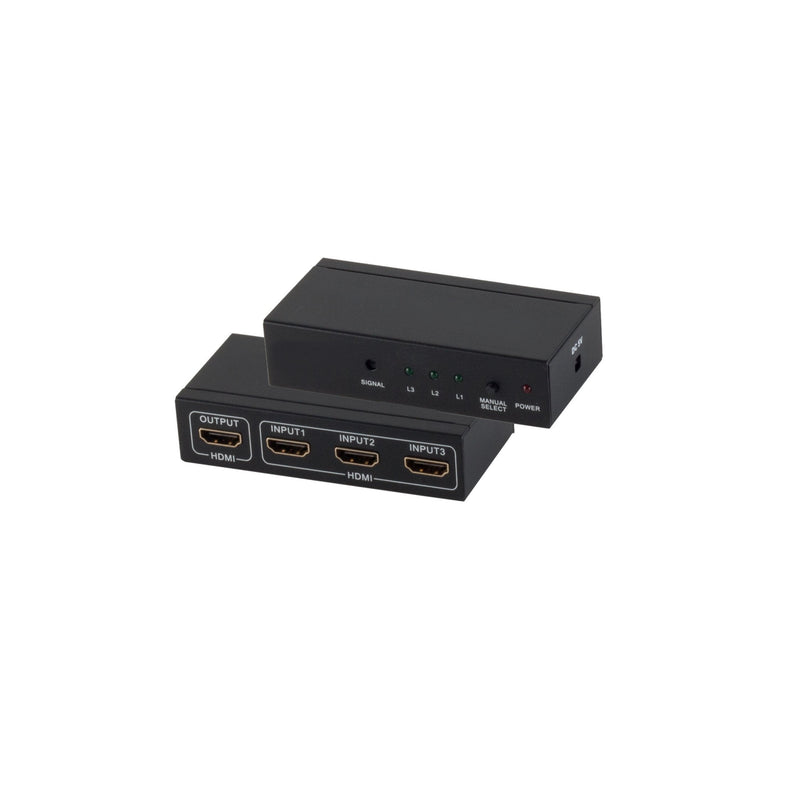 Shiverpeaks Professional HDMI Switch 3XIN 1XOUT 4K2K 3D