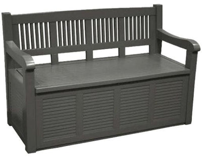 Bench Garden With Drawer Almacenaje 280L Colour Grey Oscuro 130X60X85CM Model Salzburg — image 1