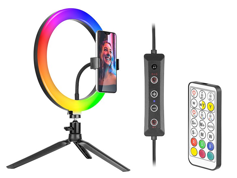 Tracer Ring 26CM RGB Mini Tripod Ring Lamp