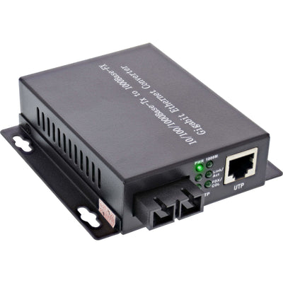 Inline Convertidor Medios 10/100/1000MB/S Tp a Fo (sc Duplex), Sm, 20KM — image 1