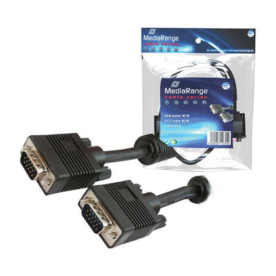 Mediarange VGA-cable D-SUB15 - D-SUB15 M 5,00M Black Blimer — image 1