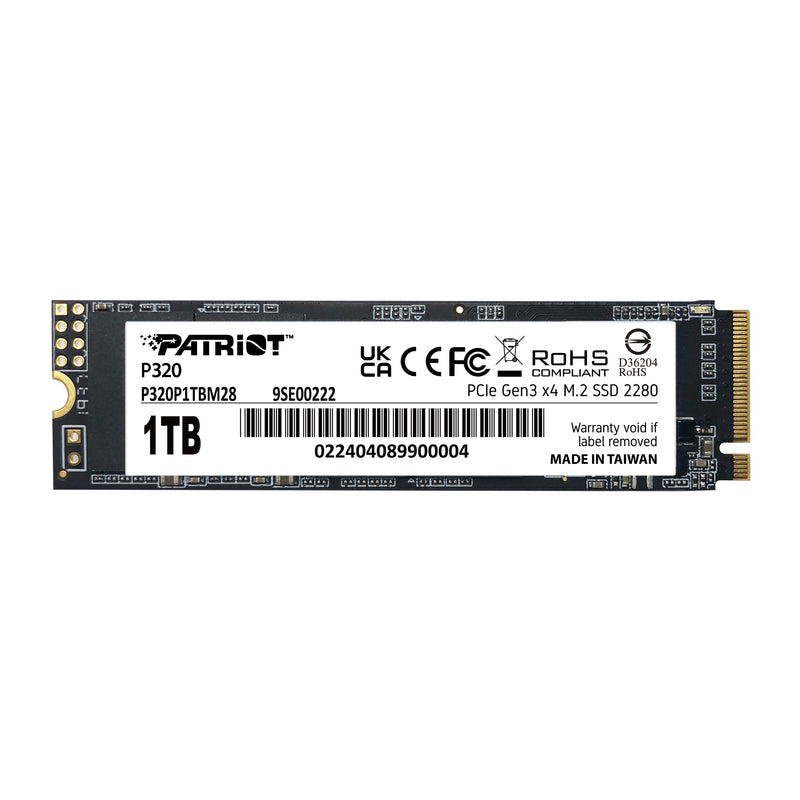 Patriot SSD Viper P320 M.2 PCI-EX4 NVMe 1TB 3GB/S