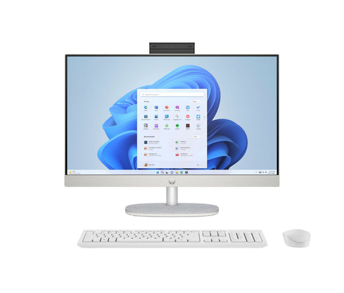 HP All In One 23,8 FHD Intel Core I3-N300 8GB 512GB SSD, Without Sistema Operativo White - Keyboard QWERTY Spa — image 1