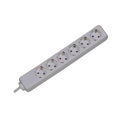 Bachmann 381.241S Base Múltiple 6 Salidas AC White — image 1
