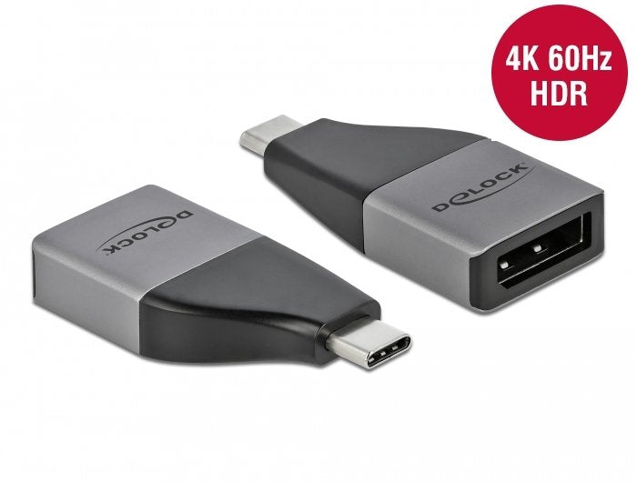 Delock Adapter USB Type-c a DisplayPort (dp Alt Mode) 4K 60 HZ