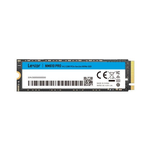 Lexar Drive SSD NM610 Pro 500GB NVMe PCIE GEN3X4 LNM610P500G-RNNNG