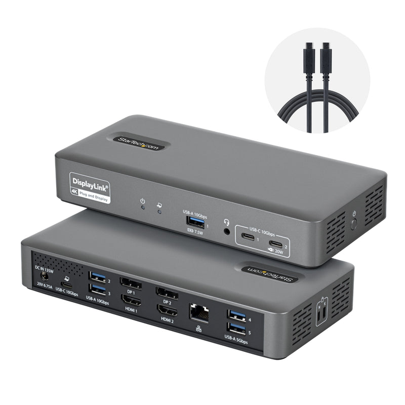 StarTech.com StarTech - Estación Acoplamiento - USB-C 3.2 Gen 2