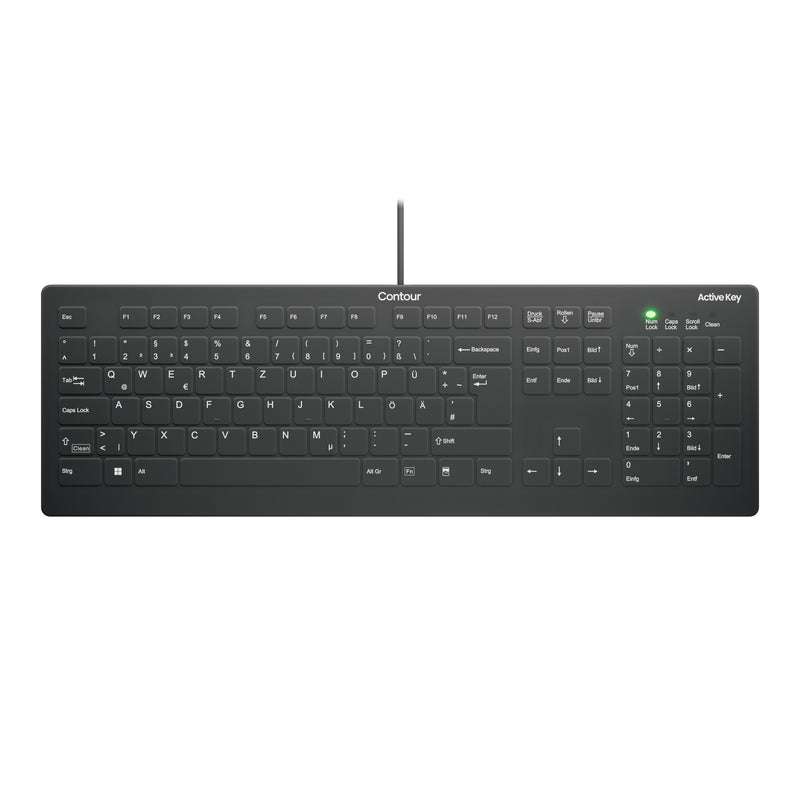 Cherry Keyboard German AK-C8112 USB Qwertz Black