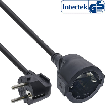 Inline® Power Cable Extensión Angeld Type F Black 3M — image 1