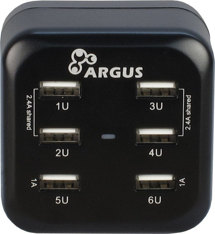 Inter-tech Charger Argus LS-6US 80MM USB 5V Socket Power