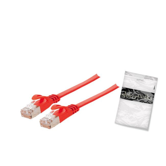 Shiverpeaks RJ45 Network Cable Flach, CAT.7 Roh, Slim, 7,5M Red