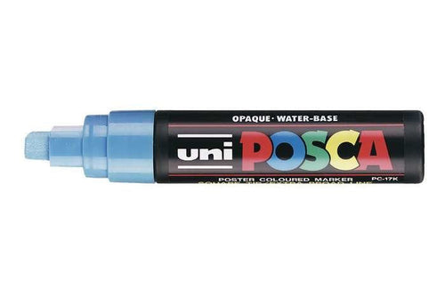 Posca Marcador PC-17K No Permanente Punta Biselada 15MM Blue Claro — image 1