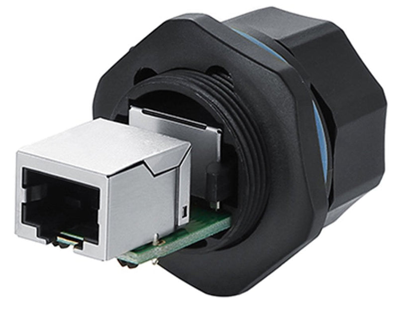 Alcasa IC06-R102 Connector RJ45 Black