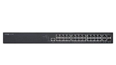 GS-2426P Gestionado L2 Gigabit Ethernet (10/100/1000) Energía Sobre Ethernet (PoE) 1U Black — image 1