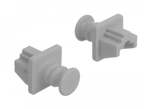 Protection Contra Polvo RJ45 Connector Female 10 Units Grey — image 1