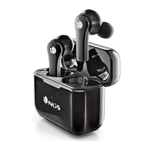 Ngs Headphones Bluetooth Ártica Bloom With Case Charging Battery Life 6H Black — image 1