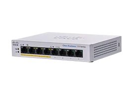 Cisco Business 110 Series 110-8PP-D Conmutador Without Gestionar 4 X 10/100/1000 (PoE) + 4 X 10/100/1000 Assem